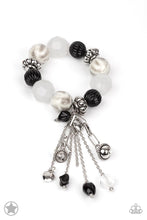 Load image into Gallery viewer, Lights! Camera! Action! - Black Dangling Charm Bracelet - Demetra&#39;s Bling Boutique
