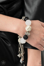 Load image into Gallery viewer, Lights! Camera! Action! - Black Dangling Charm Bracelet - Demetra&#39;s Bling Boutique
