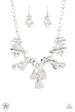 Load image into Gallery viewer, The Sands of Time - Silver Chunky Necklace - Demetra&#39;s Bling Boutique
