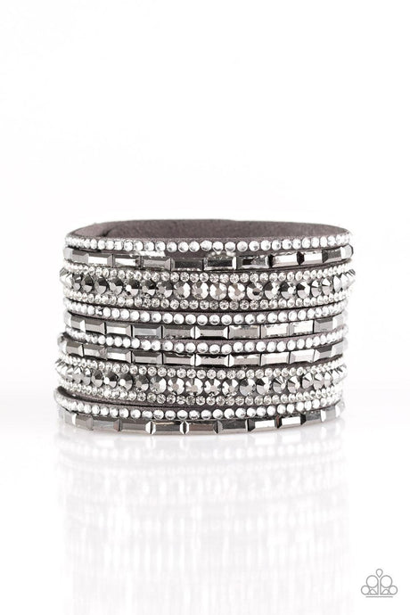 Wham Bam Glam - Silver Bracelet - Demetra's Bling Boutique