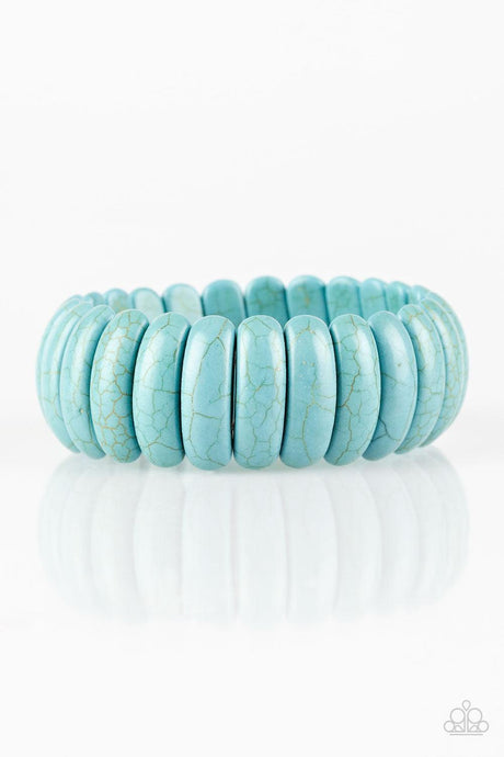 Peacefully Primal - Blue Bracelet - Demetra's Bling Boutique