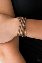 Load image into Gallery viewer, Rocker Rivalry - Copper Bracelet - Demetra&#39;s Bling Boutique
