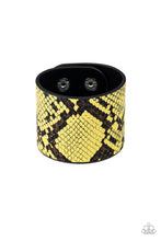 Load image into Gallery viewer, The Rest Is HISS-tory - Yellow Bracelet - Demetra&#39;s Bling Boutique
