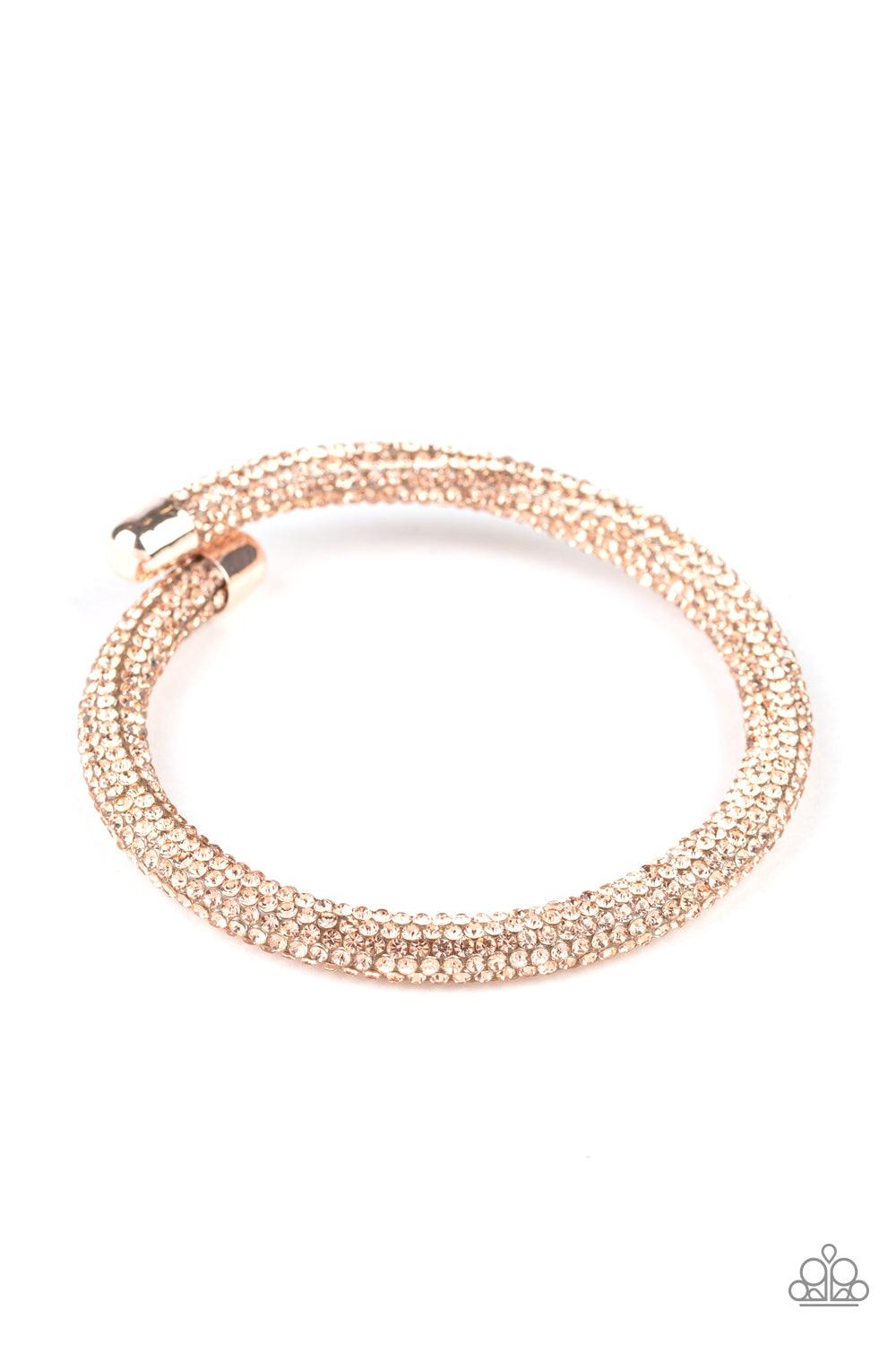 Stageworthy Sparkle - Rose Gold Bracelet - Demetra's Bling Boutique