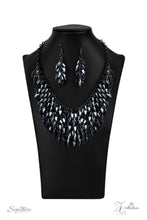 Load image into Gallery viewer, The Heather - Metallic Blue Necklace -2020 Zi Collection - Demetra&#39;s Bling Boutique
