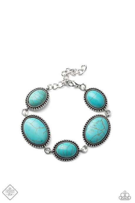 River View - Blue Bracelet - Demetra's Bling Boutique