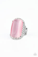 Load image into Gallery viewer, Thank Your LUXE-y Stars - Pink Oversized Cat;s Eye Ring - Demetra&#39;s Bling Boutique
