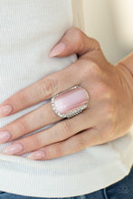 Load image into Gallery viewer, Thank Your LUXE-y Stars - Pink Oversized Cat;s Eye Ring - Demetra&#39;s Bling Boutique
