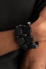 Load image into Gallery viewer, Beach Bravado - Black Wooden Bracelet - Demetra&#39;s Online Bling Boutique
