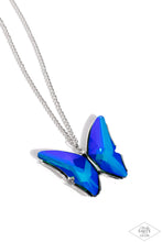 Load image into Gallery viewer, Paparazzi The Social Butterfly Effect - Blue Necklace
