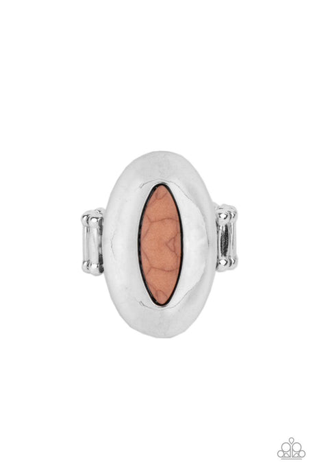 Mesmerizing BLAZE - Brown Marquise Shaped Ring - Demetra's Bling Boutique