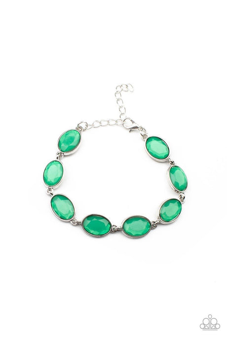 Smooth Move - Green  Bracelet - Demetra's Bling Boutique