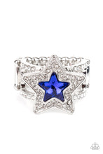 Load image into Gallery viewer, PREORDER Paparazzi One Nation Under Sparkle - Blue Ring
