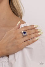 Load image into Gallery viewer, PREORDER Paparazzi One Nation Under Sparkle - Blue Ring
