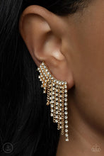 Load image into Gallery viewer, Thunderstruck Sparkle - Gold Earrings - Demetra&#39;s Bling Boutique
