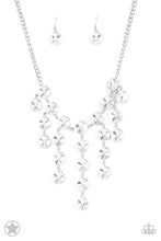 Load image into Gallery viewer, Spotlight Stunner Oversized White Rhinestone Necklace - Demetra&#39;s Bling Boutique
