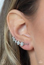 Load image into Gallery viewer, Its Just a Phase - Silver Moon Ear Crawler Earrings - Demetra&#39;s Bling Boutique
