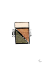 Load image into Gallery viewer, Happily EVERGREEN After - Green Wooden Ring - Demetra&#39;s Bling Boutique
