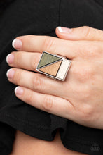 Load image into Gallery viewer, Happily EVERGREEN After - Green Wooden Ring - Demetra&#39;s Bling Boutique
