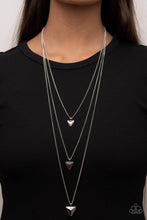 Load image into Gallery viewer, Follow the LUSTER - Multi White, Oil Spill and Hematite Necklace - Demetra&#39;s Bling Boutique
