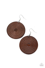 Load image into Gallery viewer, Caribbean Cymbal - Brown Earrings - Demetra&#39;s Bling Boutique
