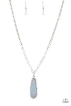 Load image into Gallery viewer, Magical Remedy - Blue Stone Pendant Crystal Bead Silver - Demetra&#39;s Bling Boutique
