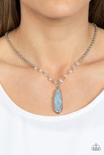 Load image into Gallery viewer, Magical Remedy - Blue Stone Pendant Crystal Bead Silver - Demetra&#39;s Bling Boutique
