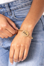 Load image into Gallery viewer, Paparazzi Hope and Faith - Gold Bracelet
