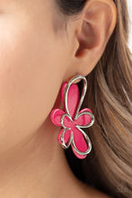 Load image into Gallery viewer, Paparazzi Glimmering Gardens - Pink Earrings
