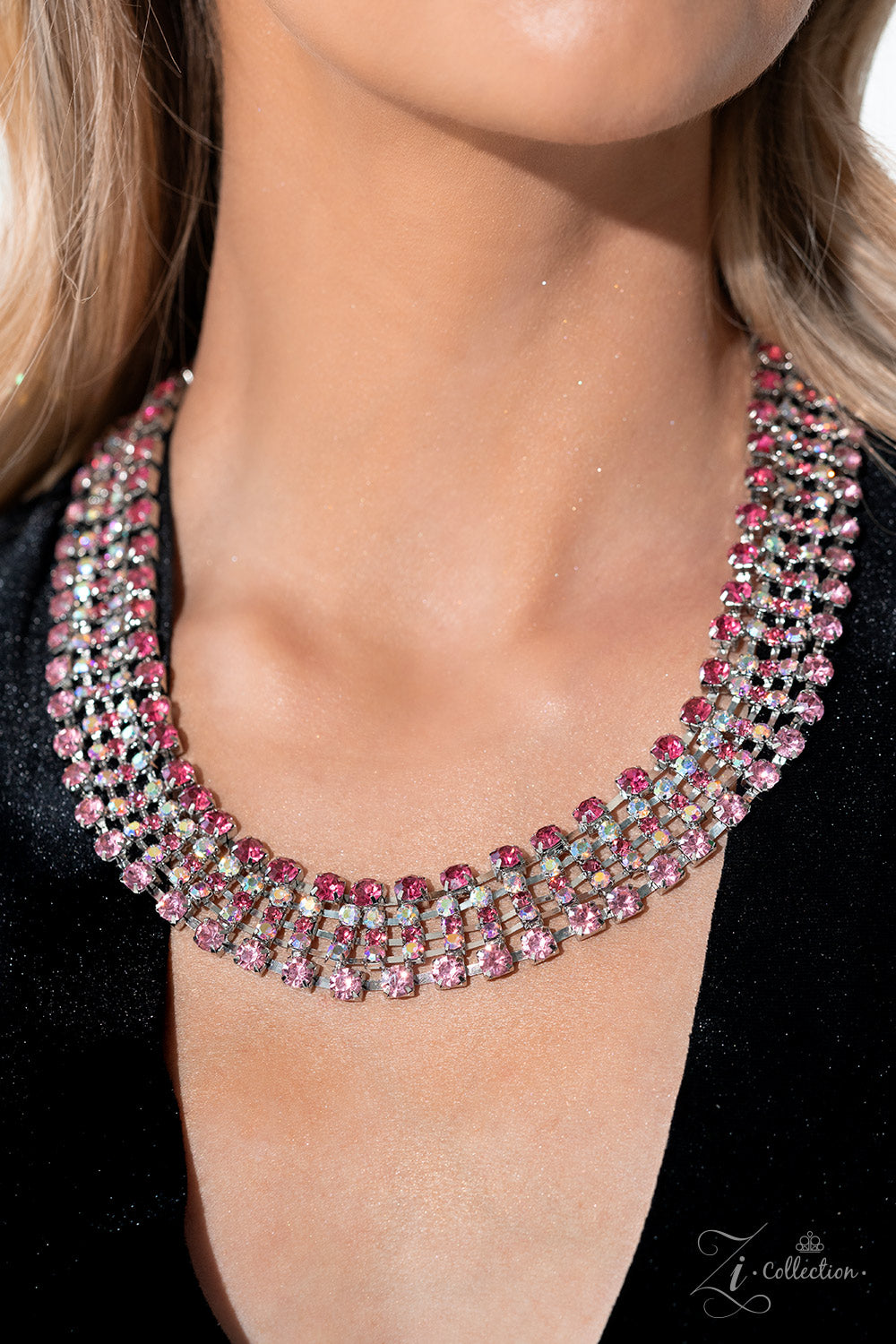 Paparazzi Flirtatious - Pink Necklace