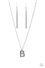 Load image into Gallery viewer, Paparazzi Leave Your Initials - Silver - B Necklace
