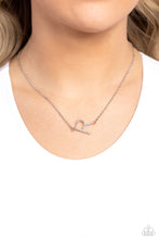 Load image into Gallery viewer, Paparazzi INITIALLY Yours - R - White Necklace
