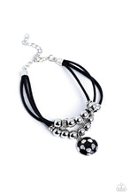 Load image into Gallery viewer, Paparazzi Soccer Player - Black Bracelets
