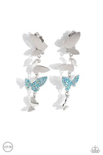 Load image into Gallery viewer, Paparazzi Flying Flashy - Blue Earrings
