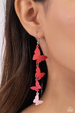 Load image into Gallery viewer, Paparazzi Haphazard Headliner - Red Earrings
