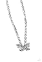 Load image into Gallery viewer, Paparazzi Midair Monochromatic - Silver Necklace
