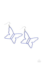 Load image into Gallery viewer, Paparazzi Soaring Silhouettes - Blue Earrings
