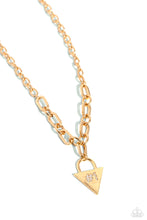 Load image into Gallery viewer, Paparazzi Your Number One Follower - Gold Necklace
