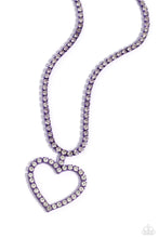 Load image into Gallery viewer, Paparazzi Flirting Fancy - Purple Necklace
