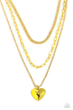 Load image into Gallery viewer, Paparazzi Caring Cascade - Yellow Necklace
