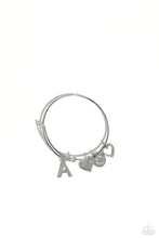 Load image into Gallery viewer, Paparazzi Making It INITIAL - Silver - A Bracelet
