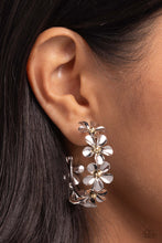 Load image into Gallery viewer, PREORDER Paparazzi Floral Flamenco - Silver Earrings
