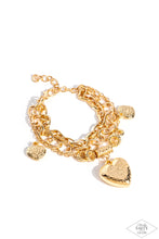 Load image into Gallery viewer, Paparazzi After My Own Heart - Gold Bracelet
