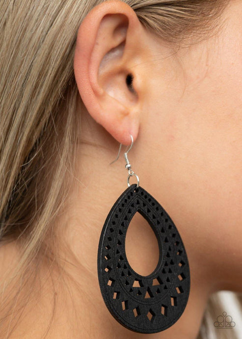 Belize Beauty - Black Earrings - Demetra's Online Bling Boutique