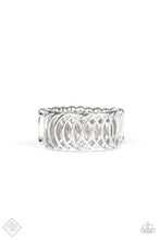 Load image into Gallery viewer, ￼

￼

Here We VERTIGO Silver Ring - Demetra&#39;s Bling Boutique
