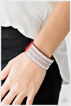 Load image into Gallery viewer, Rebel Radiance - Red Urban Bracelet - Demetra&#39;s Bling Boutique
