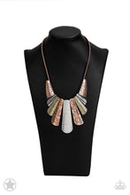 Load image into Gallery viewer, Untamed - Copper, Silver and Brass Plate Necklace - Demetra&#39;s Bling Boutique
