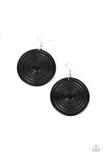 Load image into Gallery viewer, Paparazzi Caribbean Cymbal - Black Earrings
